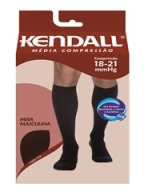 MEIA KENDALL MASC. 3/4 MED COMP. PRETO. M. - KENDALL